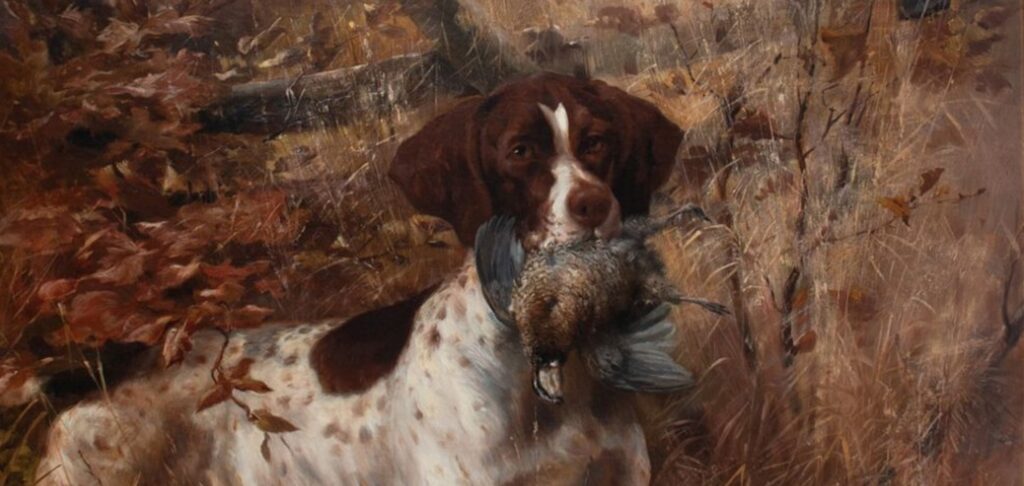 Hunting dog banner