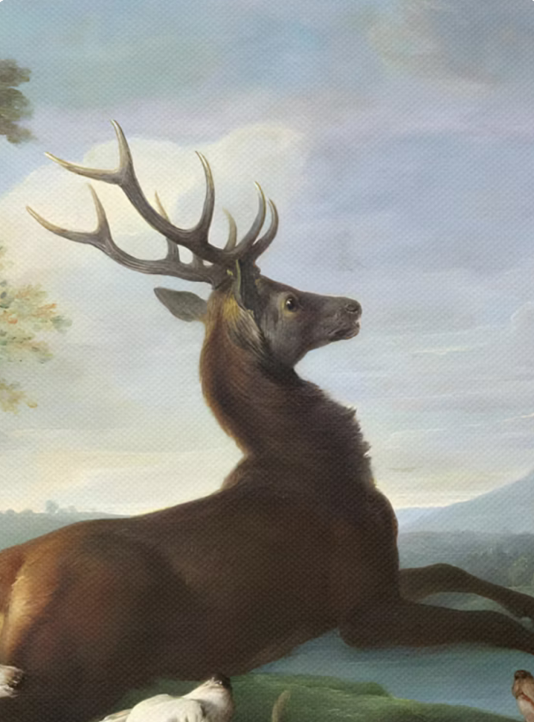 The deer hunt detail1